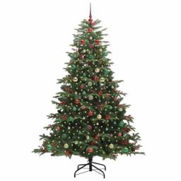 Berkfield Home Artificial Christmas Tree with 300 LEDs with Stand Green 240 cm - thumbnail 3