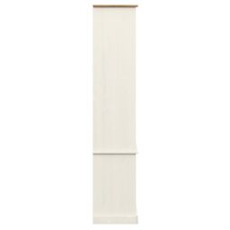 Berkfield Home Glass Display Cabinet VIGO White 85x35x170 cm Solid Wood Pine - Size: 85 x 35 x 170 cm - thumbnail 6