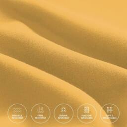 Grace Microfiber Pillow Cases Pack of 4 with Envelope Closure in Gold - Size: Standard Pillow Case - thumbnail 5