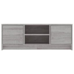 Berkfield Home TV Cabinet Grey Sonoma 102x30x37.5 cm Engineered Wood - thumbnail 5