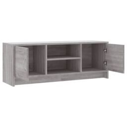 Berkfield Home TV Cabinet Grey Sonoma 102x30x37.5 cm Engineered Wood - thumbnail 6