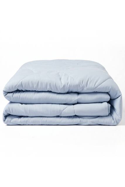 Homescapes Luxury Cooling Blanket, Summer Coverless Duvet in Blue - Size: King - image 1