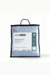 Homescapes Luxury Cooling Blanket, Summer Coverless Duvet in Blue - Size: King - thumbnail 8