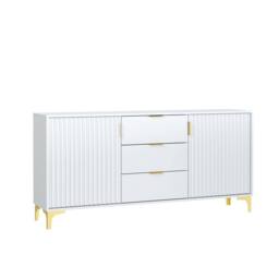 Mex Furniture LTD Sideboard Tide Crest 140cm - White & Gold - thumbnail 7