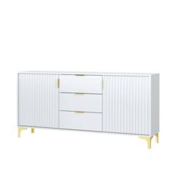 Mex Furniture LTD Sideboard Tide Crest 140cm - White & Gold - thumbnail 8