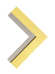 Frames & Mirrors 4U Metro Gold Frame with Light Grey Mount for Image Size 50 x 40 CM - thumbnail 3