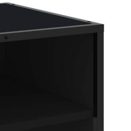 Berkfield Home TV Cabinet Black 180.5x40x46 cm Engineered Wood - thumbnail 7