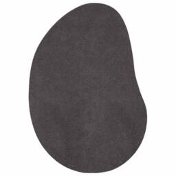 Berkfield Home Area Rug Anthracite 140x200 cm Polyester Non-Slip in Dark Grey - Size: Medium - thumbnail 1