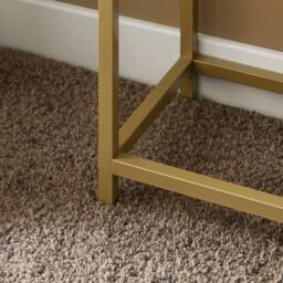 SoBuy Slim Console Table - Marble Effect Top in Gold - thumbnail 9