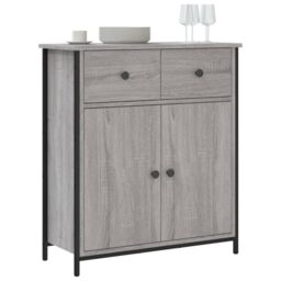 Berkfield Home Sideboard Grey Sonoma 70x30x80 cm Engineered Wood - Size: 70 x 30 x 80 cm - thumbnail 3
