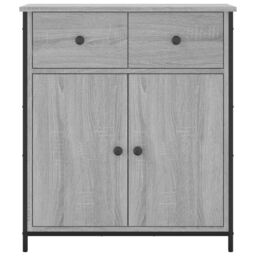 Berkfield Home Sideboard Grey Sonoma 70x30x80 cm Engineered Wood - Size: 70 x 30 x 80 cm - thumbnail 6