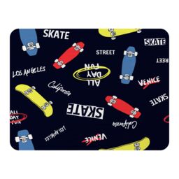 Benjamin Tate Design Skate Blanket in Natural - Size: 120 cm x 150 cm - thumbnail 1