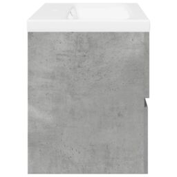Berkfield Home 2 Piece Bathroom Furniture Set Concrete Grey Engineered Wood - thumbnail 5