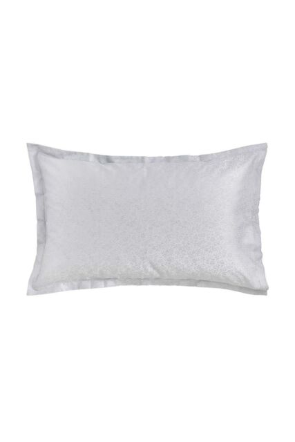 Murmur 'Meadow' Cotton Sateen Oxford Pillowcase in Grey - image 1