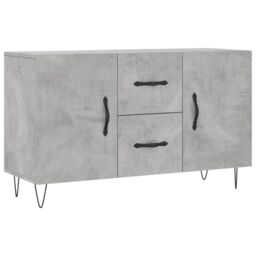 Berkfield Home Sideboard Concrete Grey 100x36x60 cm Engineered Wood - Size: 100 x 36 x 60 cm - thumbnail 2