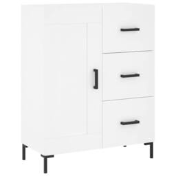 Berkfield Home Highboard White 69.5x34x180 cm Engineered Wood - thumbnail 7
