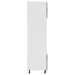 Berkfield Home Oven Cabinets 2 pcs Lucca Old Wood Engineered Wood in Brown - thumbnail 6