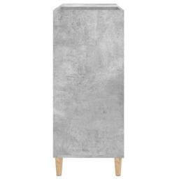 Berkfield Home Record Cabinet Concrete Grey 84.5x38x89 cm Engineered Wood - thumbnail 6