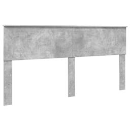 Berkfield Home Bed Frame with Headboard Concerte 180 x 200 cm Solid Pine Wood in Grey - thumbnail 6