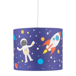 First Choice Lighting Set of 2 Space Rocket 25cm Light Shades in Blue - thumbnail 6