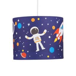 First Choice Lighting Set of 2 Space Rocket 25cm Light Shades in Blue - thumbnail 2