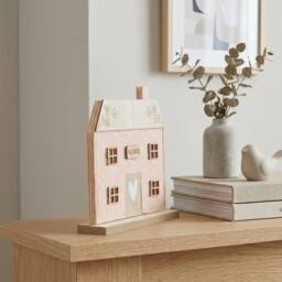 Garden Greatness Decorative Felt Pink House Ornament - Size: 1 Pack - thumbnail 2