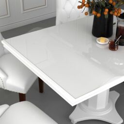 Berkfield Home Table Protector Transparent 140x90 cm 2 mm PVC - thumbnail 1