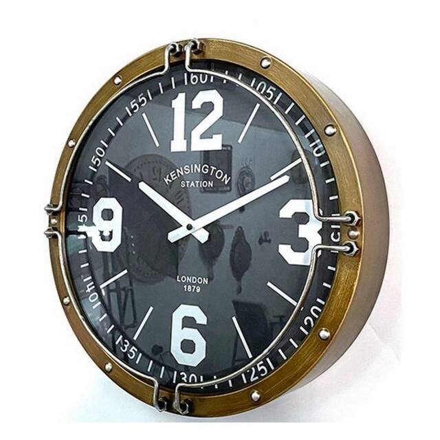 Minster Wall Clock - L8 x W40 x H40 cm in Brown - Size: 1 Pack - image 1