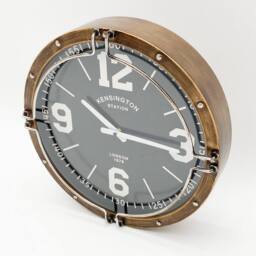 Minster Wall Clock - L8 x W40 x H40 cm in Brown - Size: 1 Pack - thumbnail 9