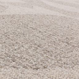 The Rug Shop UK Cream Handmade Modern Easy to clean Machine Made Abstract Area Rug - Size: 200 cm x 290 cm - thumbnail 5