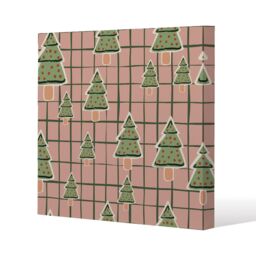 Benjamin Tate Design Winter cookies (canvas) / 77 x 77 x 4cm in Natural - Size: 77 x 77 x 4 cm - thumbnail 1