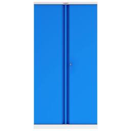 Phoenix Safe Company Steel Storage Cupboard in Grey & Blue with Key Lock, SCL1891GBK - Size: 800mm - thumbnail 3