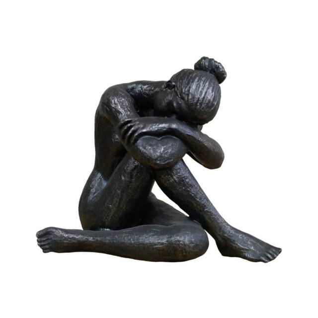 Gifts Direct 2 U Women's Large Sitting Naked Woman Ornament in Black - image 1