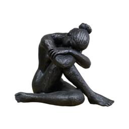 Gifts Direct 2 U Women's Large Sitting Naked Woman Ornament in Black