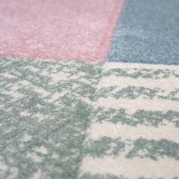 Kukoon Pastel Multicolour 3D Carved Geometric Area Rug in Grey - Size: 190 cm x 280 cm - thumbnail 5