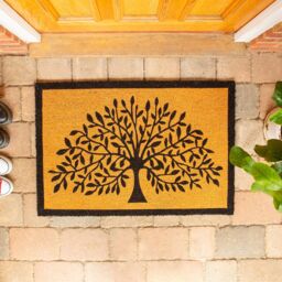 Nicola Spring Coir Door Mat - 90 x 60cm - Tree of Life - Size: 90 cm x 60 cm - thumbnail 6