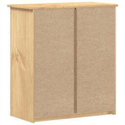 Berkfield Home Chest of Drawers Corona 80x40x89 cm Solid Wood Pine in Brown - Size: 80 x 40 x 89 cm - thumbnail 6