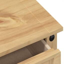 Berkfield Home Chest of Drawers Corona 80x40x89 cm Solid Wood Pine in Brown - Size: 80 x 40 x 89 cm - thumbnail 7