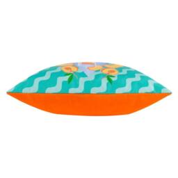 Furn Peachy Abstract Water & UV Resistant Outdoor Cushion in Aqua - Size: 43 cm x 43 cm - thumbnail 5
