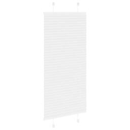 Berkfield Home Pleated Blind White 60x100 cm Fabric Width 59.4 cm Polyester - thumbnail 4