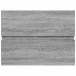 Berkfield Home Sink Cabinet Grey Sonoma 60x38.5x45 cm Engineered Wood - thumbnail 1