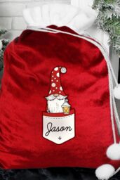 Personalised Memento Company Men's Personalised Gonk Family Red Christmas Sack - Male - thumbnail 3
