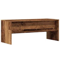 Berkfield Home TV Cabinet Old Wood 100x40x40 cm Engineered Wood in Brown - Size: 100 x 40 x 40 cm - thumbnail 6