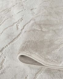 Desire Rugs Novu Modern Abstract Living Room Area Rug Metallic Sheen- Valley Beige - Size: 200 cm x 290 cm - thumbnail 4