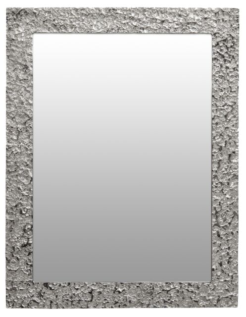 Orsina Aris Metal Wall Mirror in Silver - image 1