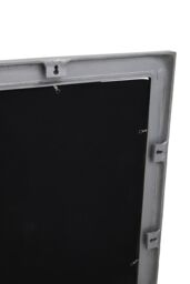 Orsina Aris Metal Wall Mirror in Silver - thumbnail 3