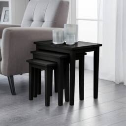 Cheshire Inverlochy Nest Of Tables in Black - thumbnail 2