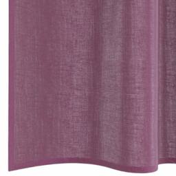 Berkfield Home Voile Curtains with Rod Pockets 2 pcs Purple - thumbnail 6