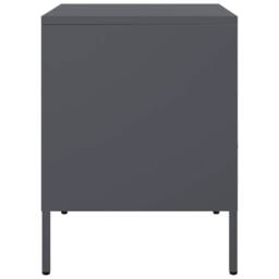 Berkfield Home Bedside Cabinets 2 pcs Anthracite 36x39x50.5 cm Steel in Dark Grey - thumbnail 7