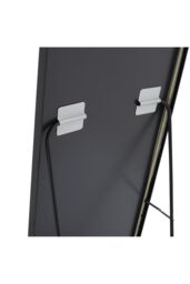Living and Home 40x150cm Black Arched Metal Full Length Mirror with Floor Stand & Wall Mount - Size: 40x150 cm - thumbnail 8